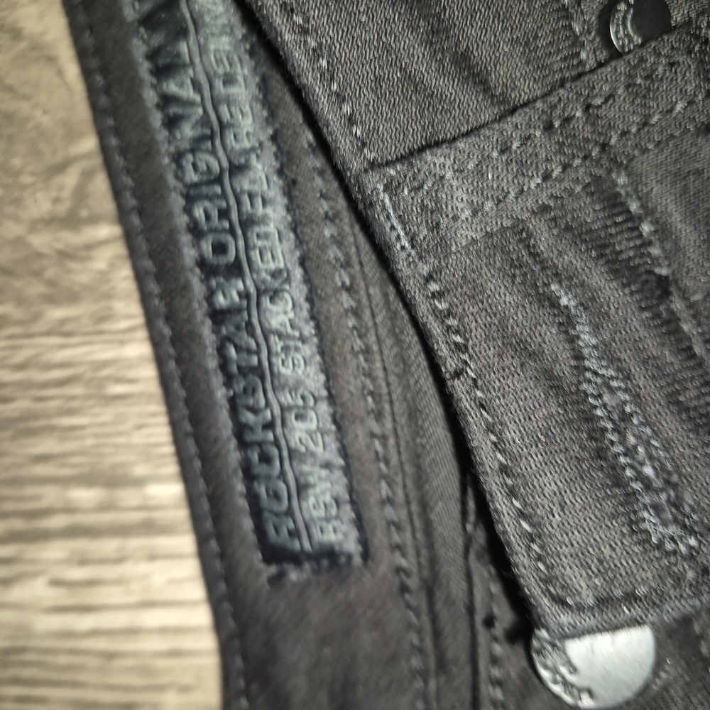 Women's Black Straight Leg Jeans